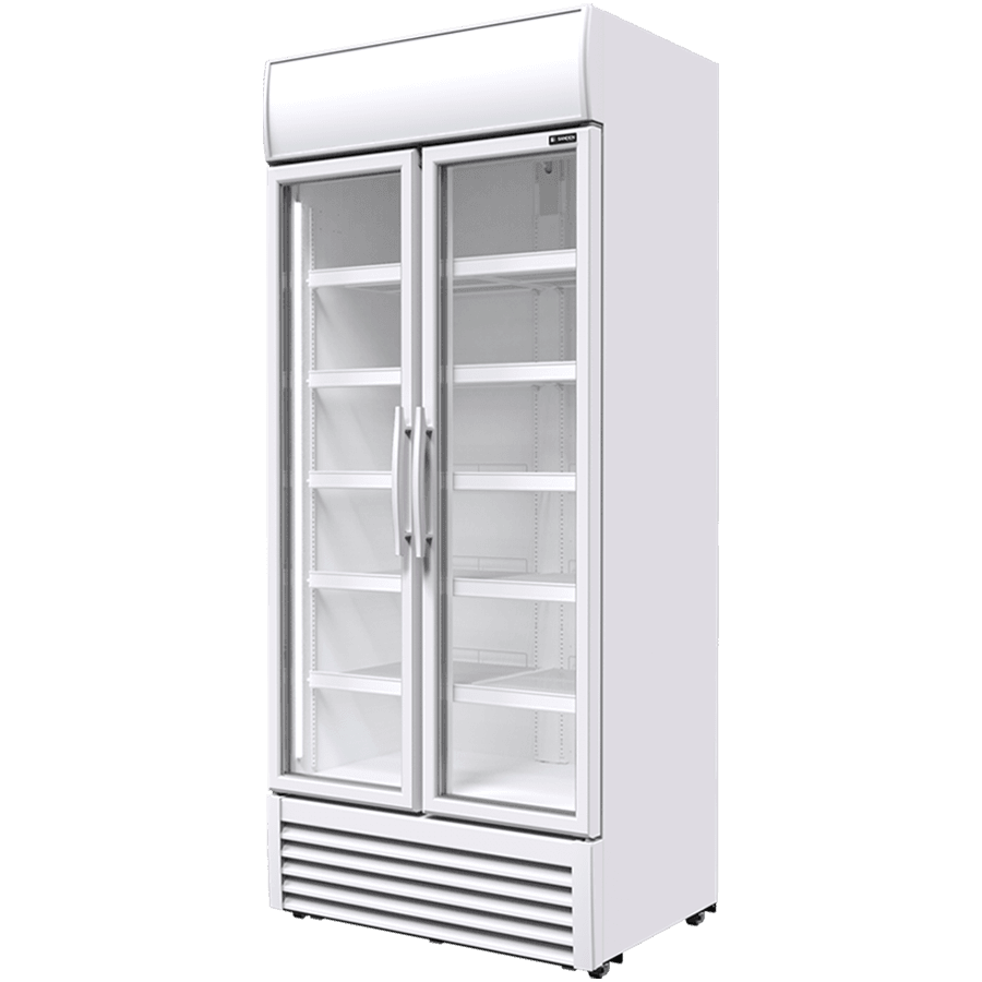Used Refurbished Sanden Intercool SPU-1053 1055 Glass Door Cooler - Thumbnail 3
