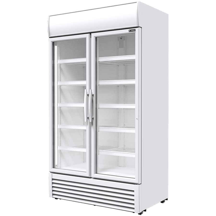 Used Refurbished Sanden Intercool SPU-1253 1255 Glass Door Cooler - Thumbnail 3