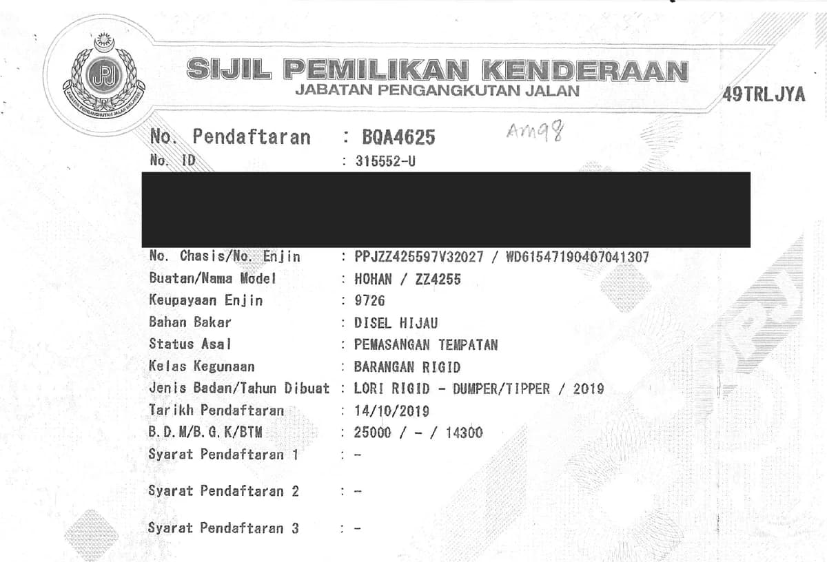 HOHAN | Dump Truck | ZZ4255 | 2019 | used | AM98 | BQA4625