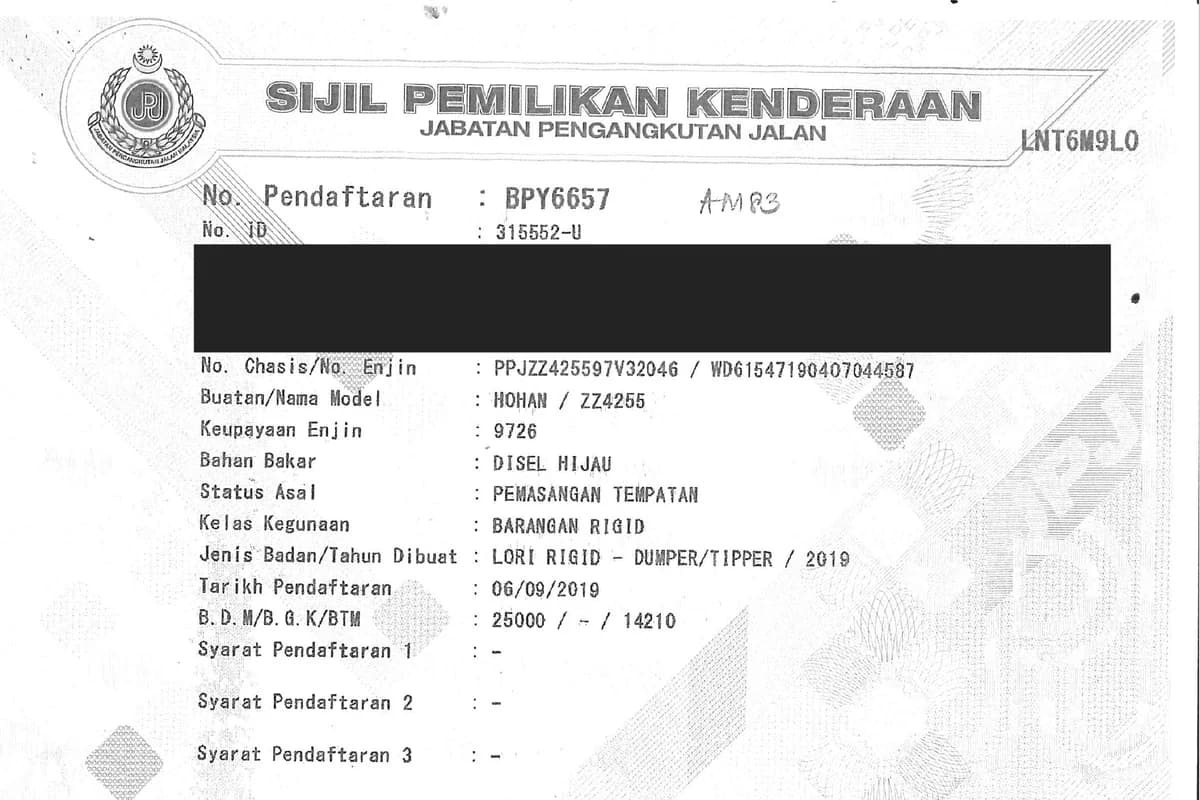 HOHAN | Dump Truck | ZZ4255 | 2019 | used | AM83 | BPY6657 - Thumbnail 9