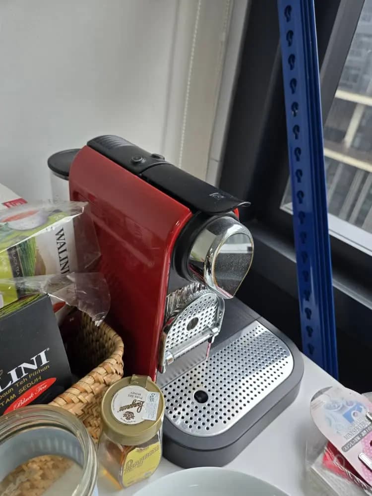 Nespresso Coffee Machine (Red) - Barista-Quality Espresso