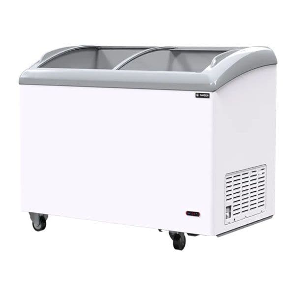 Sanden Intercool Chest Freezer SNC-0353 | Curved Glass Top | Showroom Unit