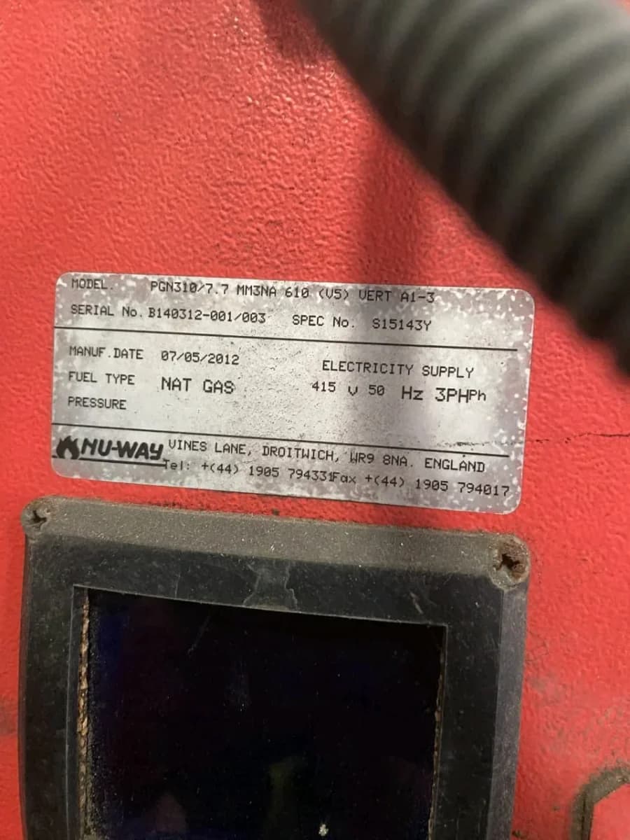 MECHMAR Industrial Boiler SLMD 2000 | Used Steam Generation - Image 5