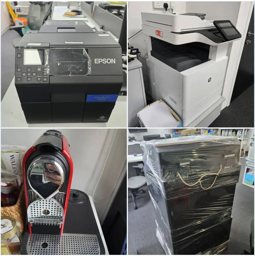 Complete Office Clearance: Printers, Monitors, TV, Copier, Freezer & More! - Image 1