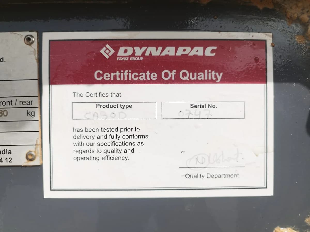 Dynapac | Compactor | CA30D | 2021 | Used | CP78 - Image 8