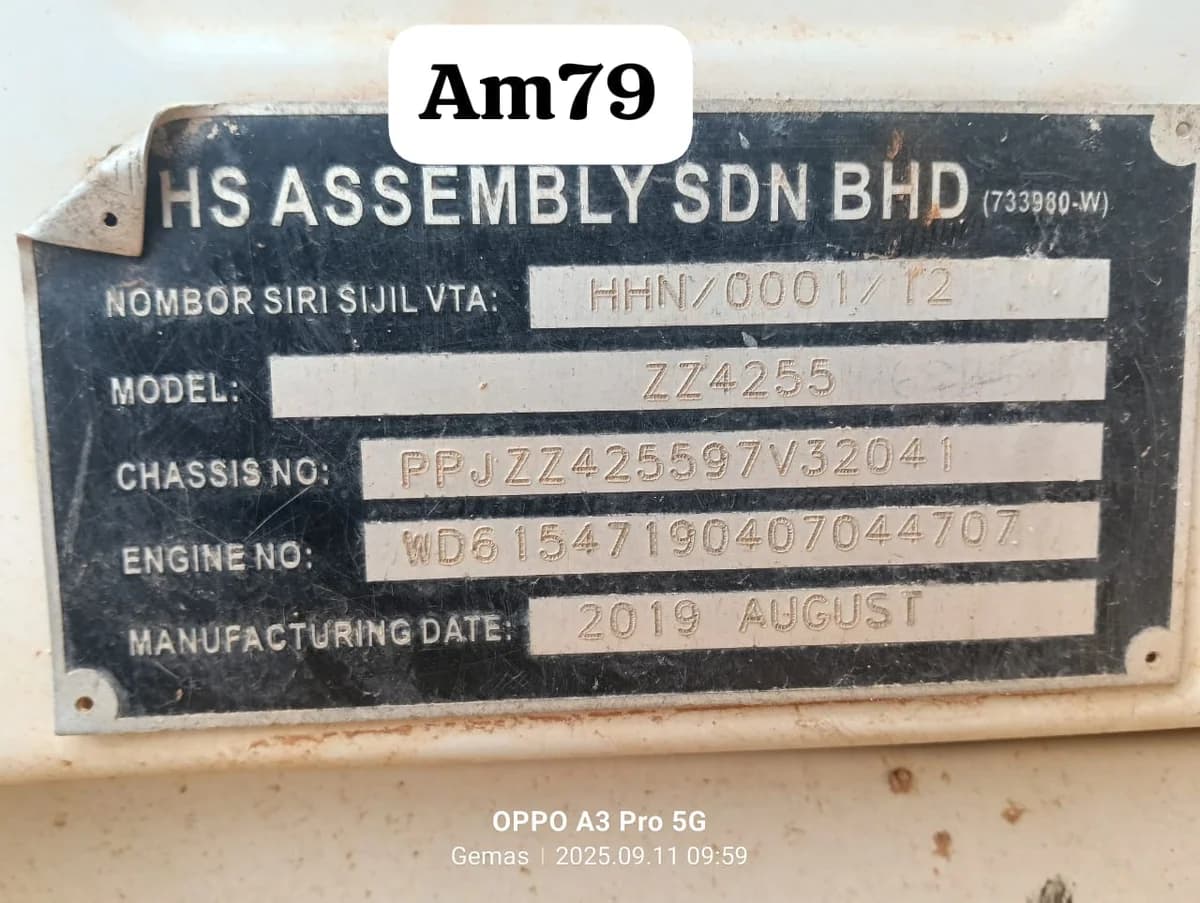 HOHAN | Dump Truck | ZZ4255 | 2019 | Used | AM79 - Image 5