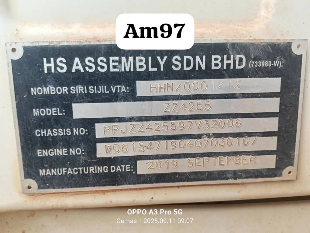Hohan | Dump Truck | ZZ4255 | 2019 | Used | AM97 - Image 4