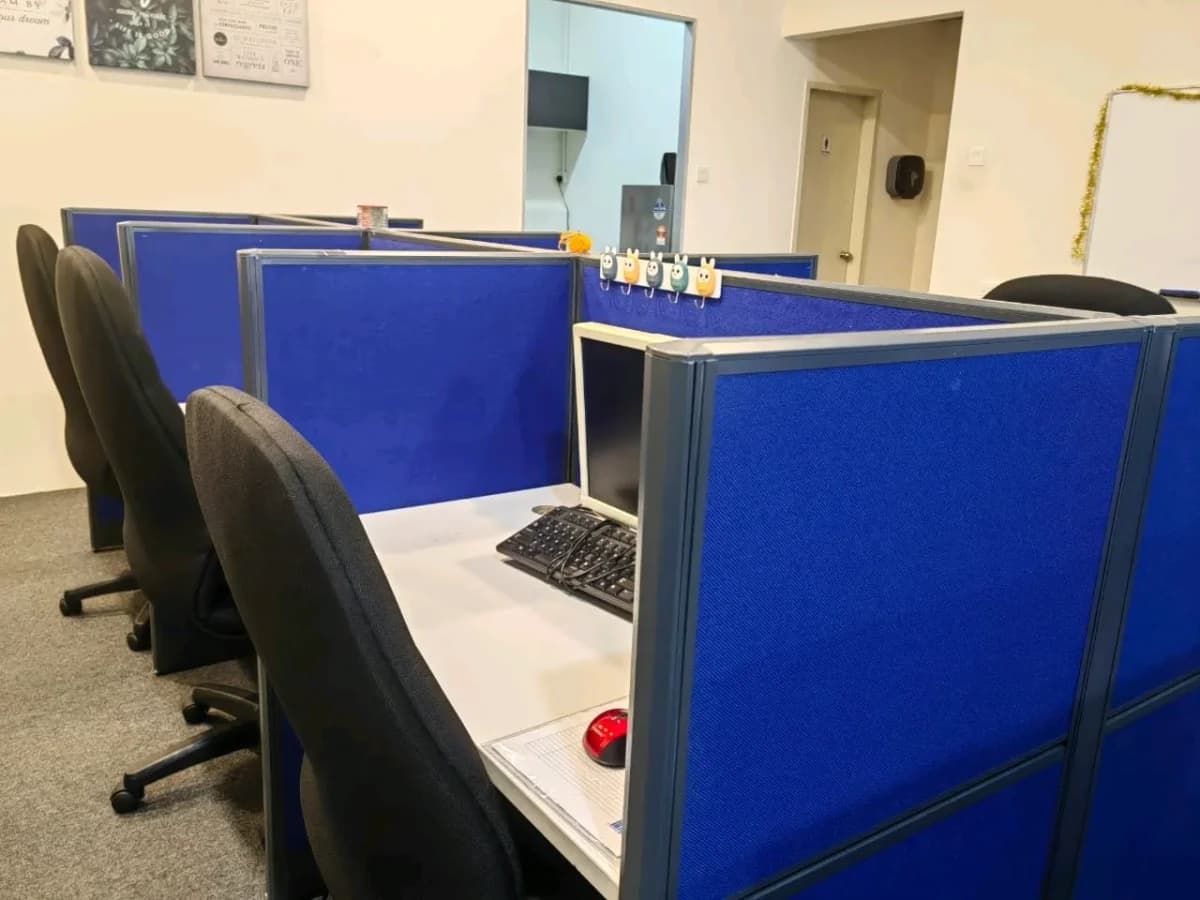 Office Workstation Cubicle Set | Used Office Furniture with Partitions - Image 5