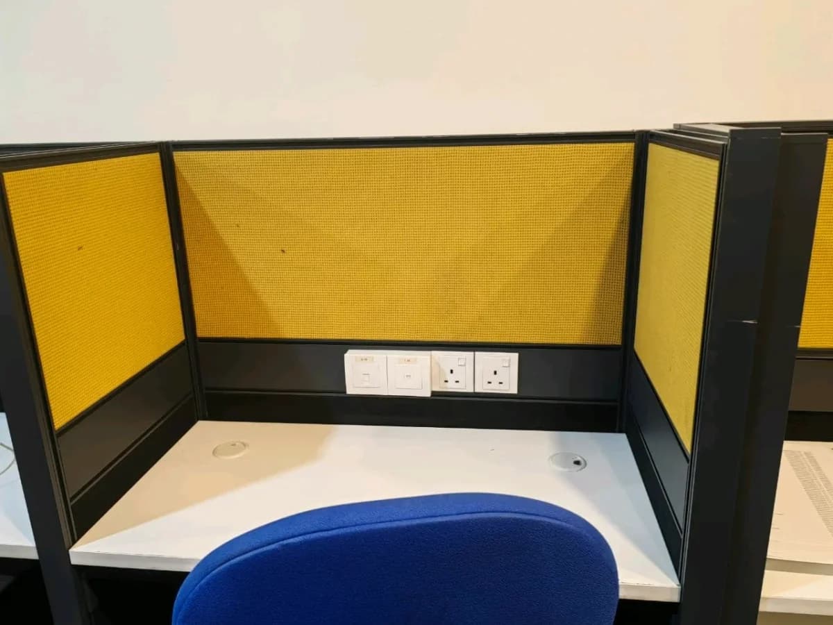 Office Workstation Cubicle Set | Used Office Furniture with Partitions - Image 3