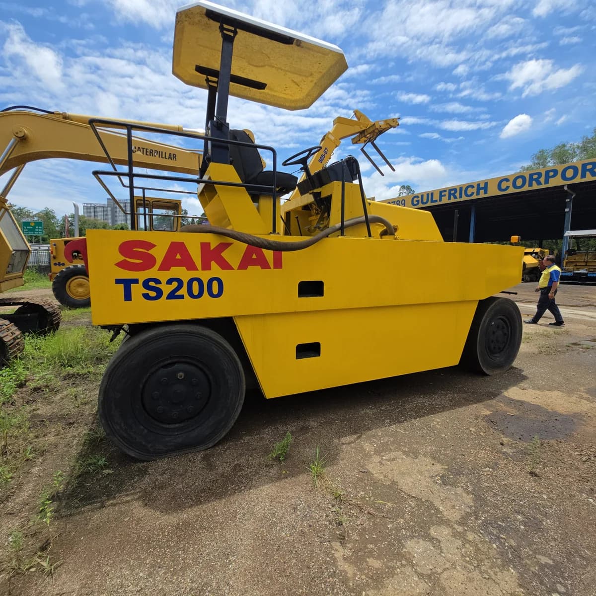 Sakai | Pneumatic Tire Road Roller | TS200 | 1994 | Used | BEC 1105 - Image 4