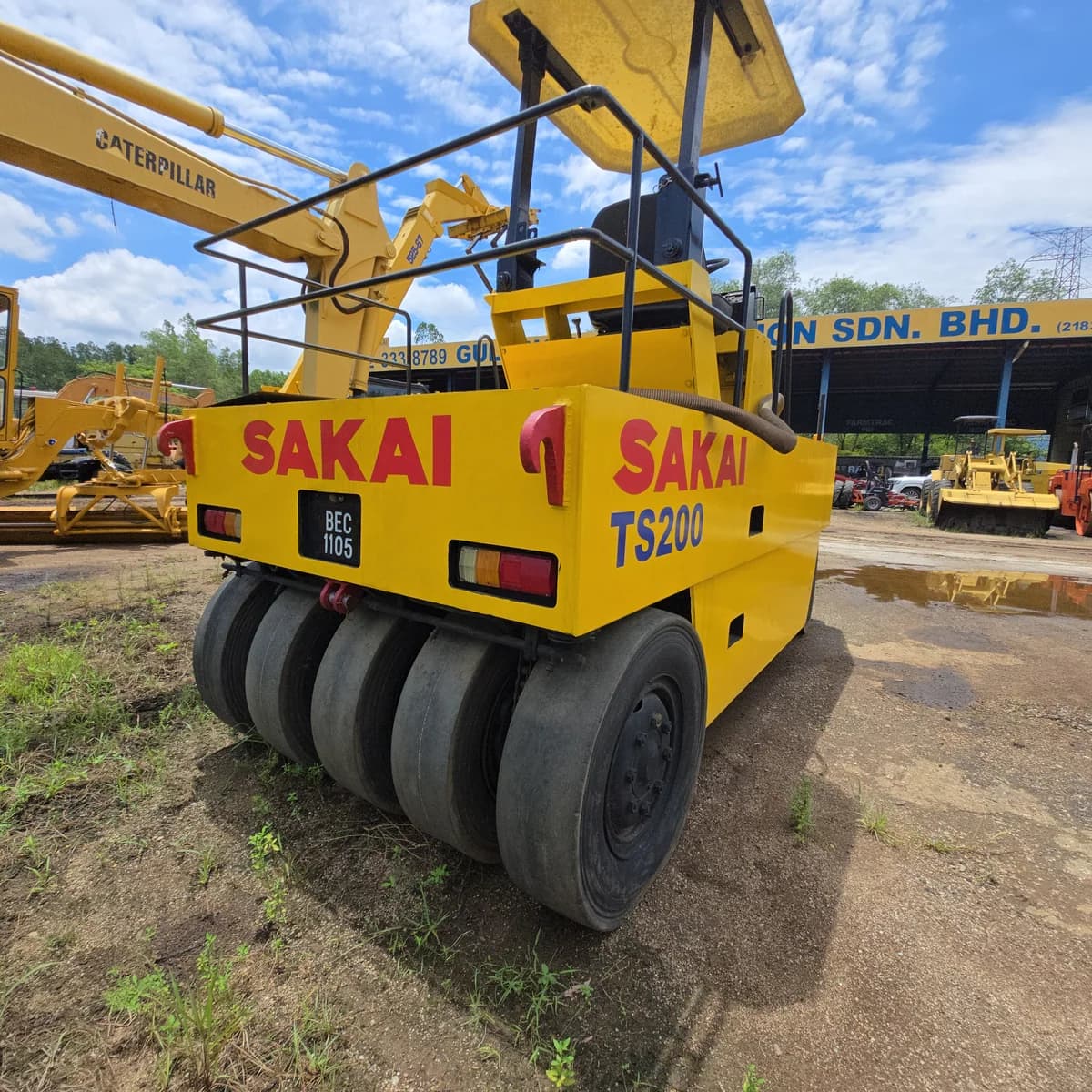 Sakai | Pneumatic Tire Road Roller | TS200 | 1994 | Used | BEC 1105 - Image 5