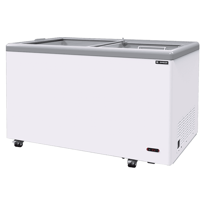 Sanden Flat Glass Freezer SNG-0605 | 600L Commercial Display Freezer - Image 1