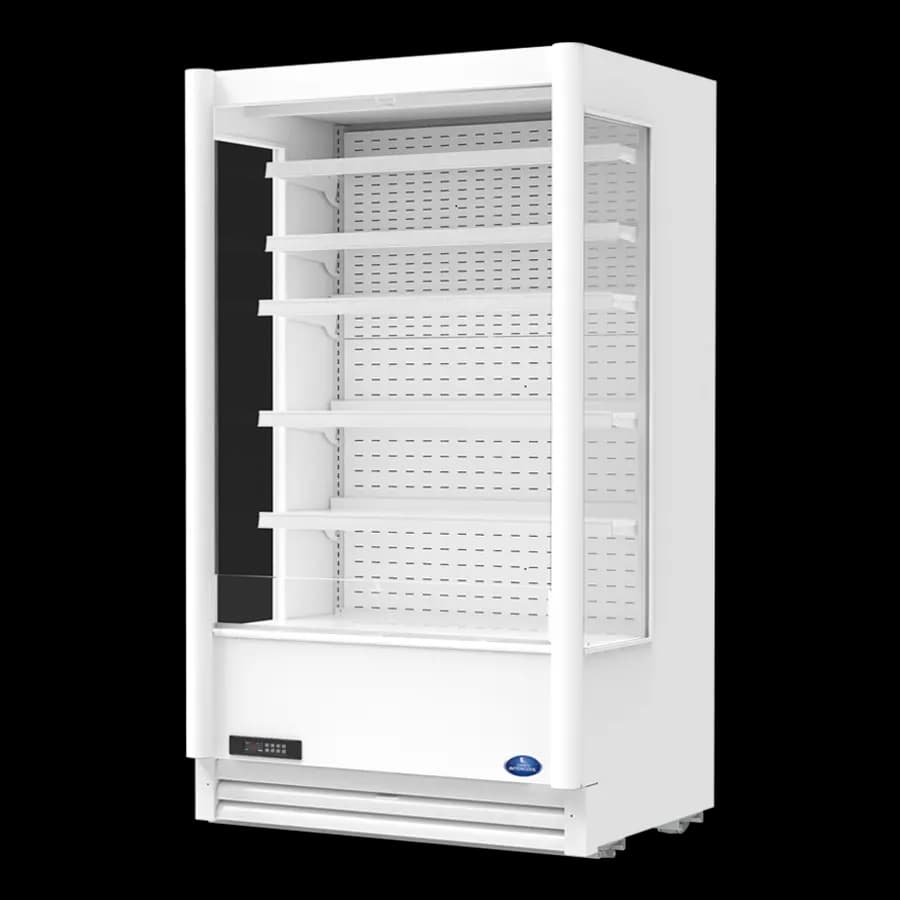 Sanden SMS‑0910 421L Open Showcase Chiller – 5‑Shelf Commercial Refrigerator - Image 1