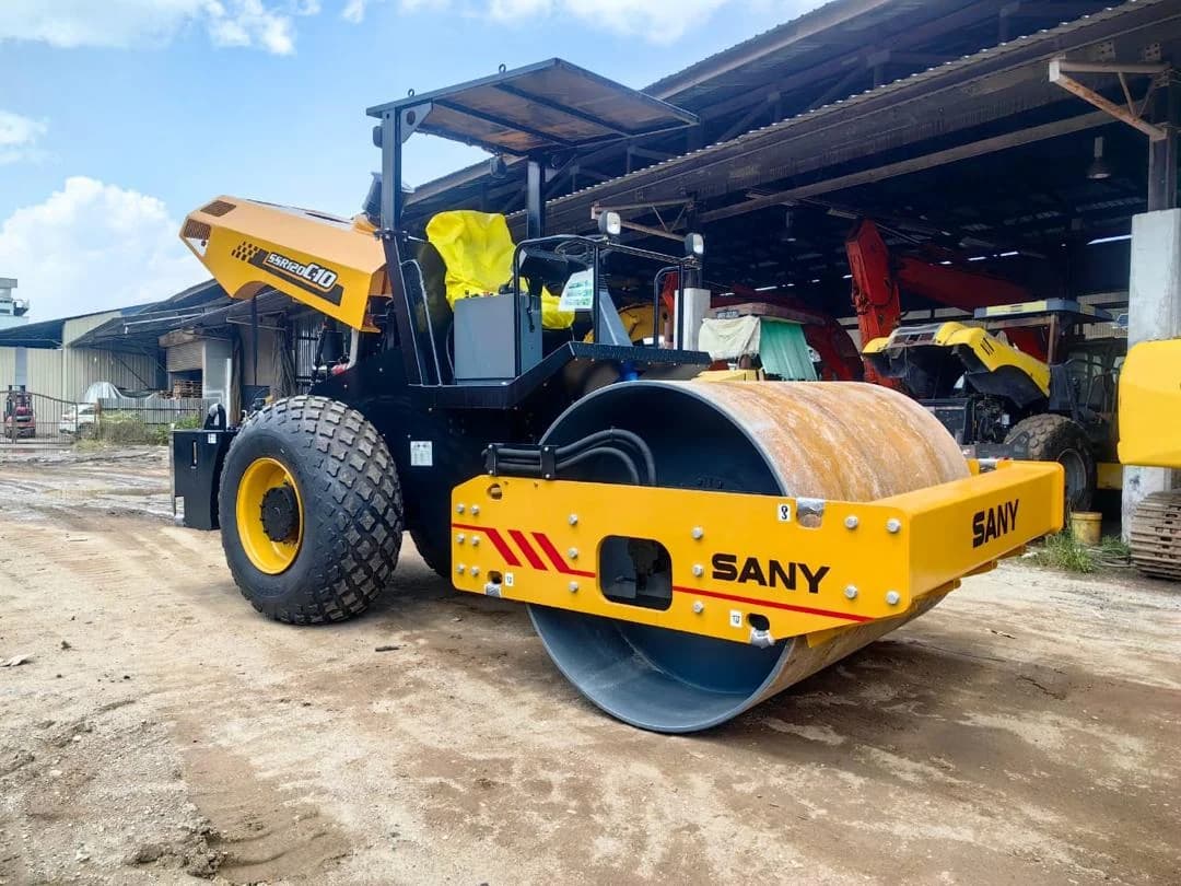 SANY Compactor SSR120C-10 | Used Road Roller, Open Engine - Image 1