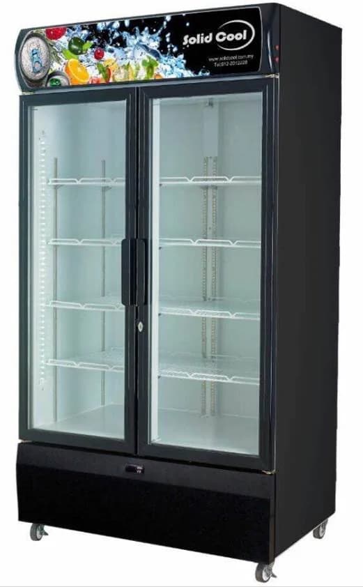 Solid Cool 2 Door Chiller SC-2DB | Commercial Display Refrigerator