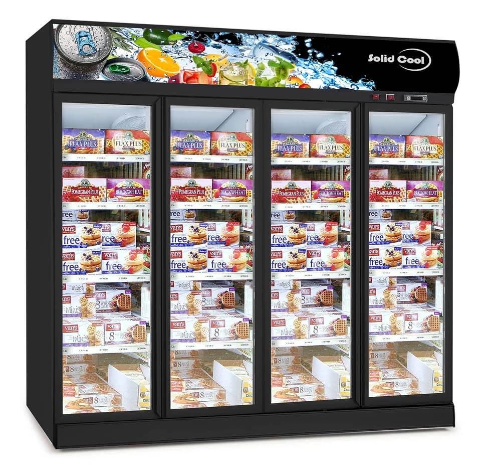 Solid Cool Commercial Freezer SC-4DTF | Four-Door Design