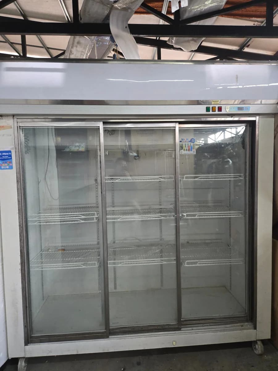 Solid Cool Commercial Refrigerator 3-Door | Used | Tested & Working - Image 1