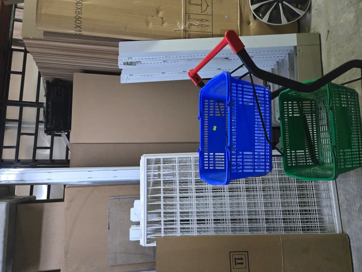 Solid Cool 3 Sets Wall Gondola | H7' x W3' x D14" Disassembled Ready Reuse - Image 3