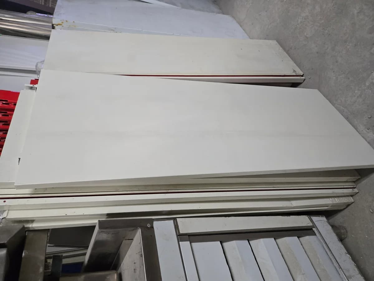 Solid Cool 3 Sets Wall Gondola | H7' x W3' x D14" Disassembled Ready Reuse - Image 7