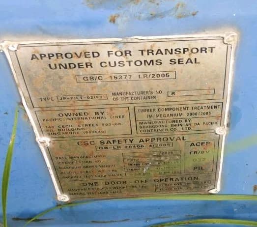 20 feet Container | Used | A55 - Image 2